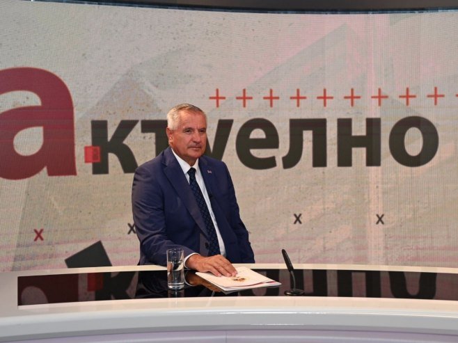 Радован Вишкович в студии РТРС, август 2025