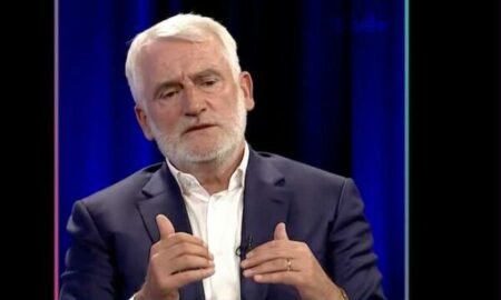Мендух Тачи, лидер Демократической партии албанцев, август 2025