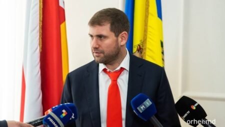 Илан Шор на пресс-конференции, Молдова