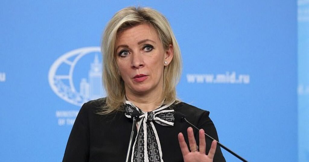 Мария Захарова на пресс-конференции МИД России