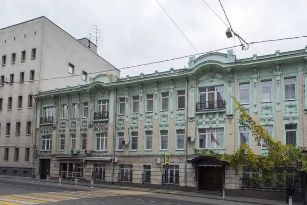 Здание посольства Азербайджана в Москве