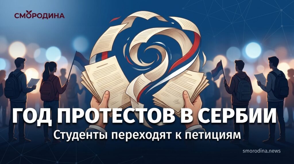 Год протестов в Сербии