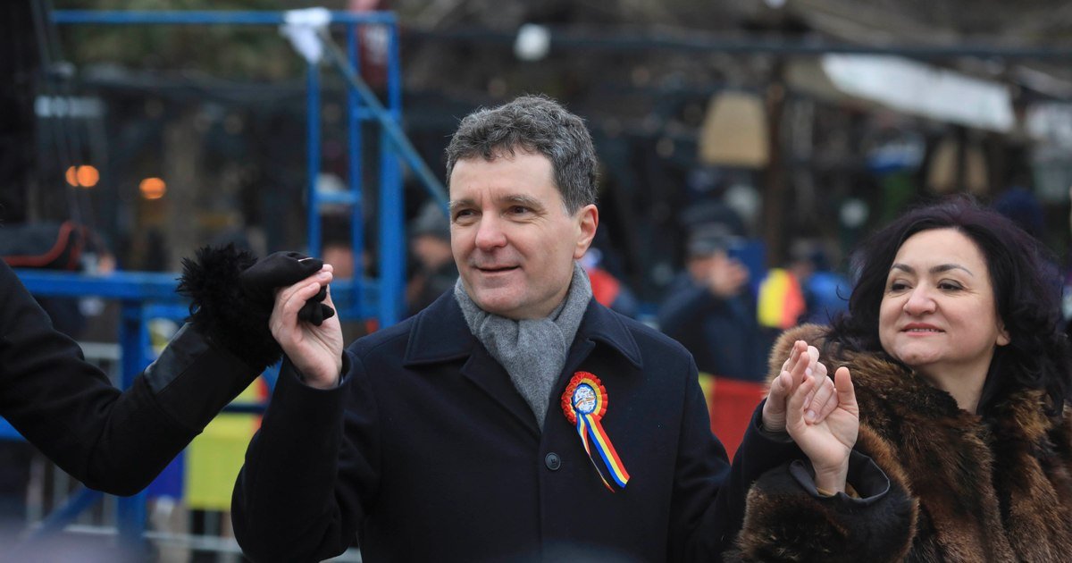 Президент Румынии Никушор Дан на церемонии Дня объединения в Яссах