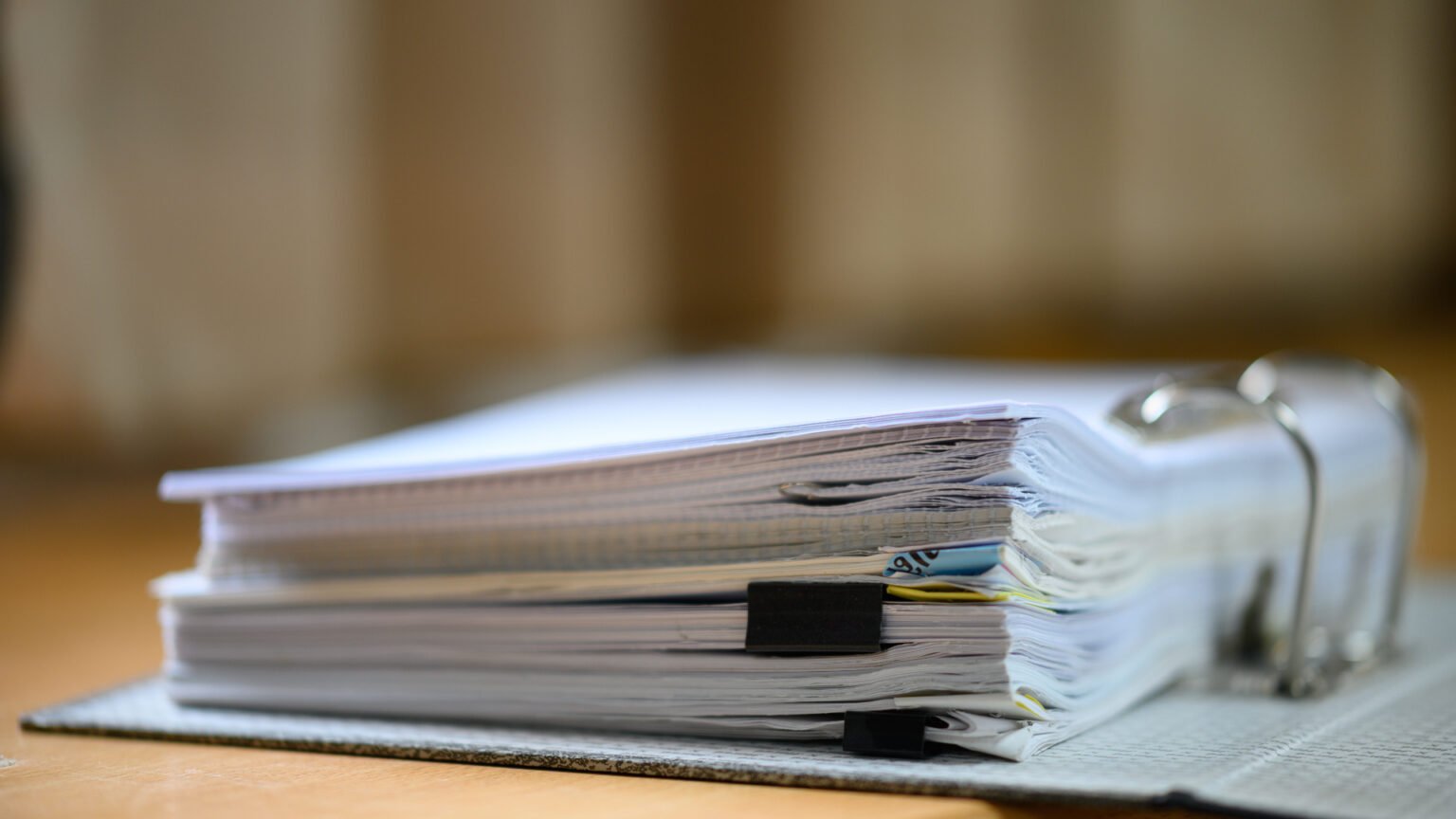 Толстая папка с документами — символ избирательного реестра Румынии