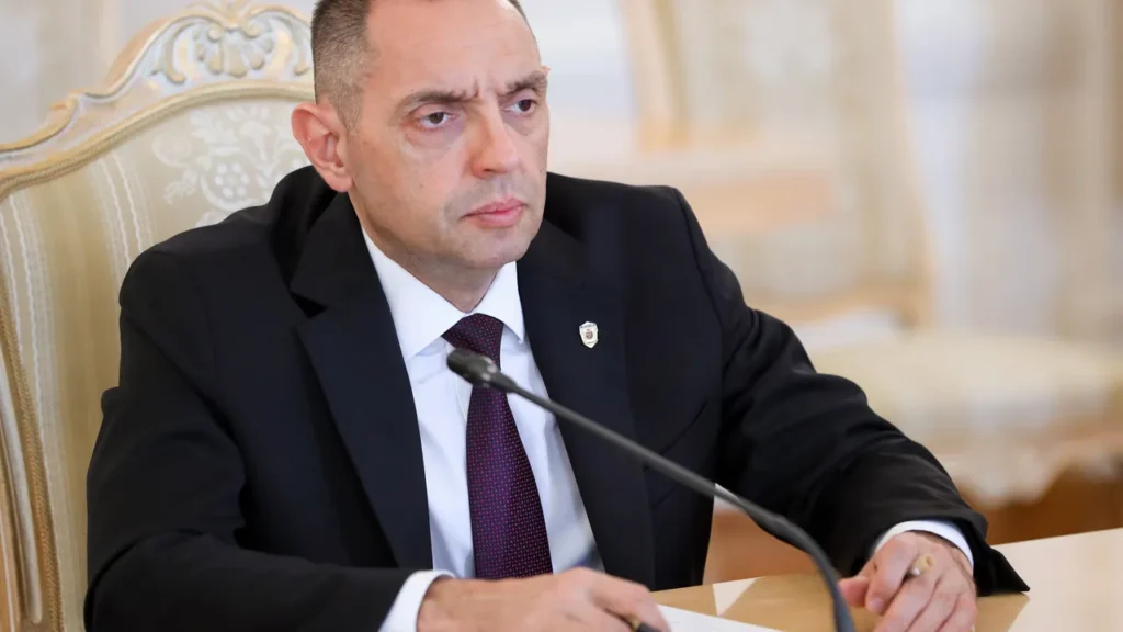 Александар Вулин на переговорах в Москве, январь 2026