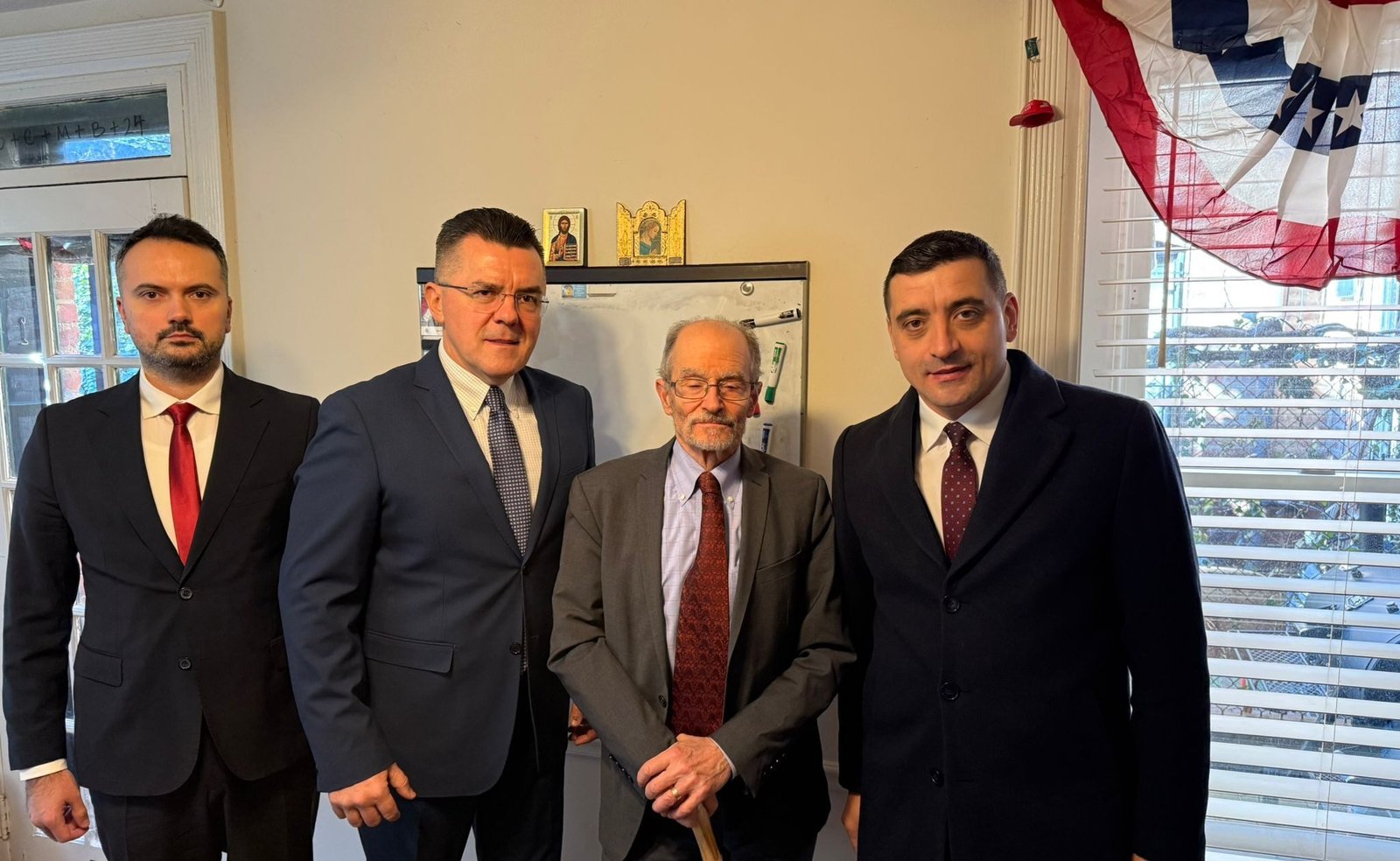 Встреча американского дипломата Дэниела Фрида с лидером партии AUR Джорджем Симионом