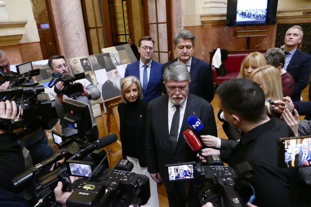 European Parliament mission press conference in Serbian parliament