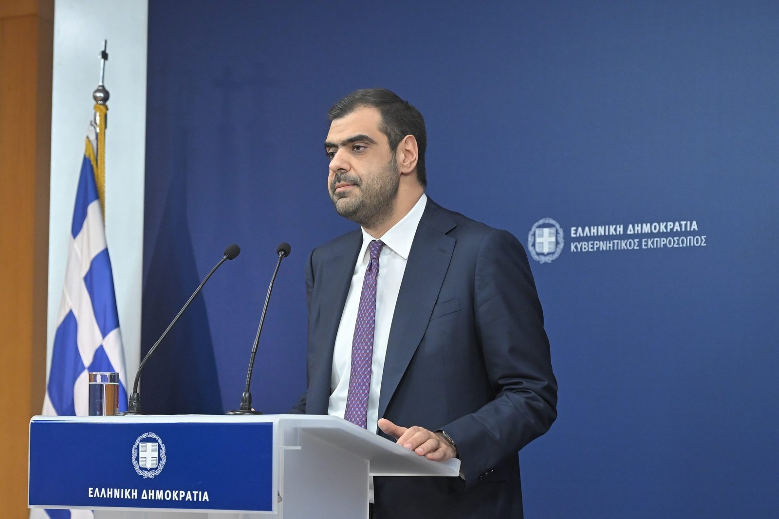 Официальный представитель правительства Греции Павлос Маринакис