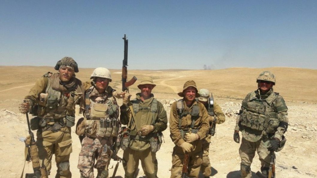 Бойцы ЧВК Вагнер в пустыне