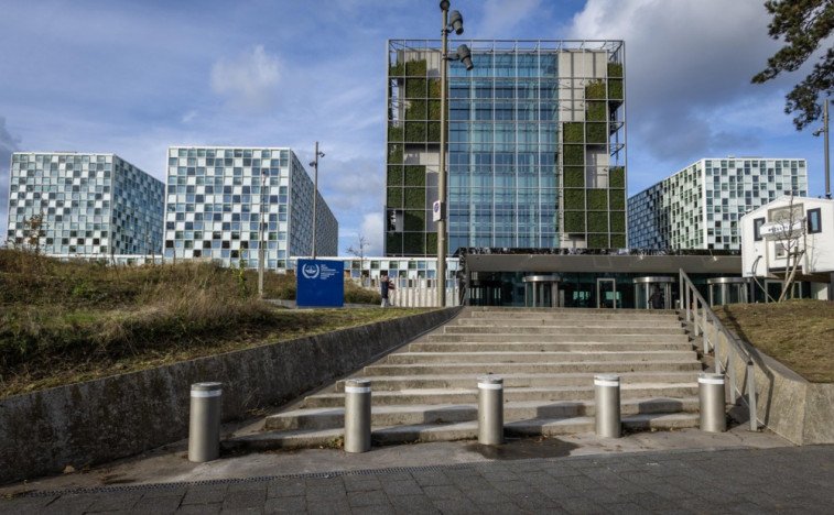 Exterior view of the international court complex in The Hague where the Kosovo Specialist Chambers operates