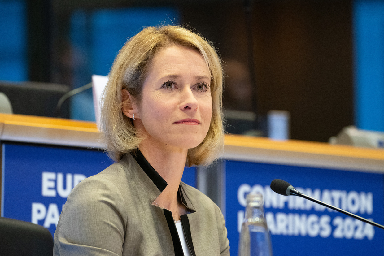 EU High Representative Kaja Kallas at European Parliament confirmation hearings