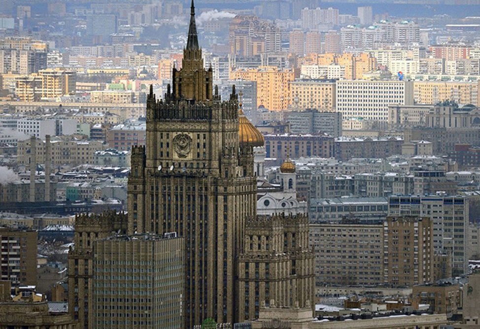 Здание МИД России (сталинская высотка) в Москве