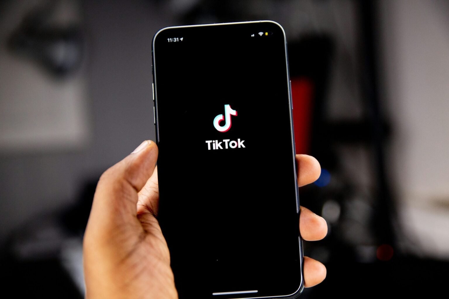 Логотип TikTok на экране смартфона — приложение, ставшее предметом судебного спора о свободе слова в Албании