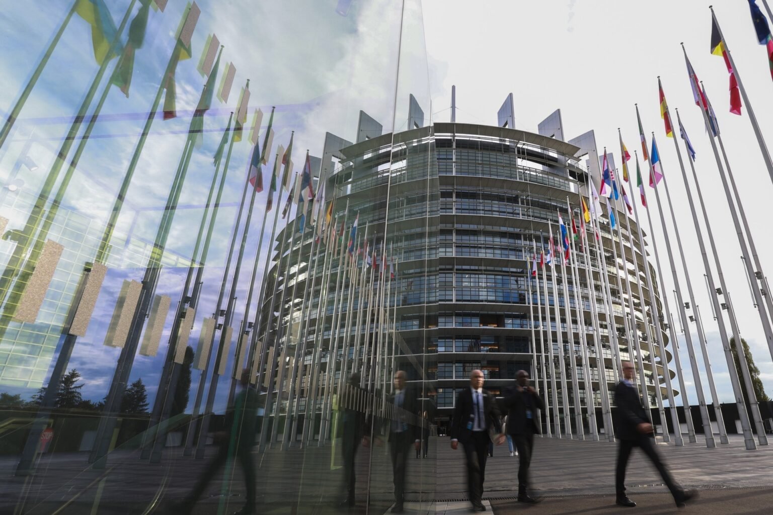 Здание Европарламента в Страсбурге