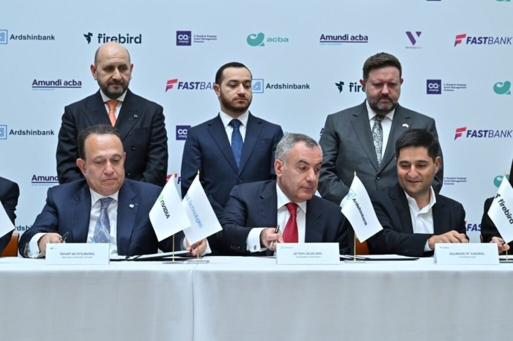 $300 млн на ИИ: в Армении подписана историческая сделка Церемония подписания первого в истории Армении синдицированного кредита на $300 млн для проекта Firebird AI