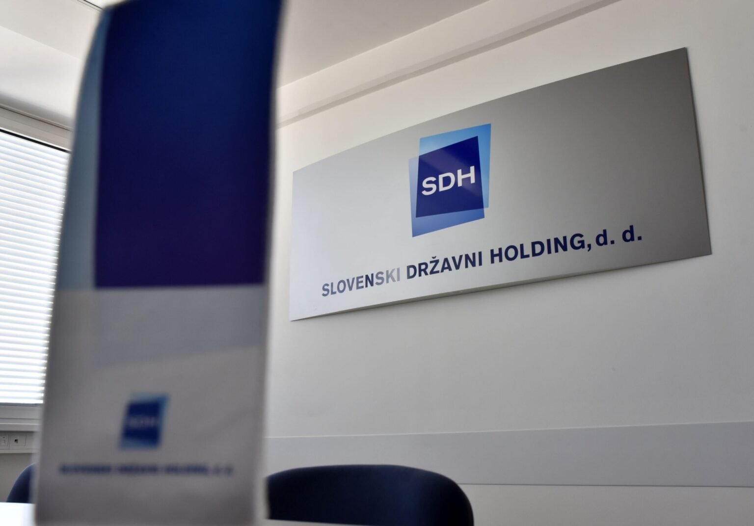SDH office interior with company logo and branding. Фото: forbes.n1info.si