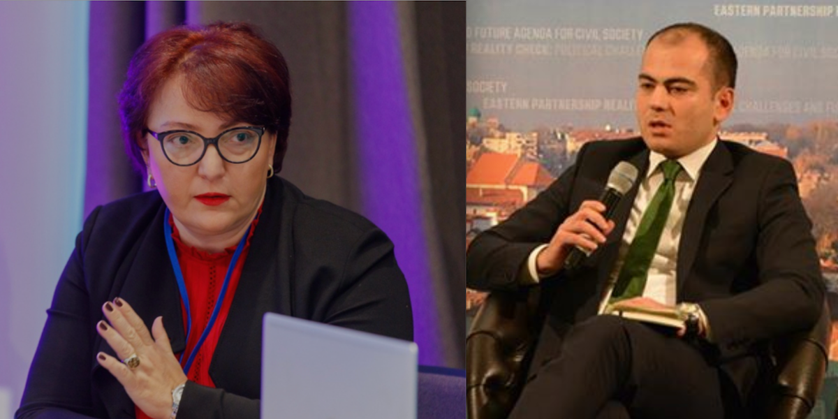 Авторы исследования об иранском влиянии в Грузии, вызванные на допрос в СГБ. Фото: JAMnews