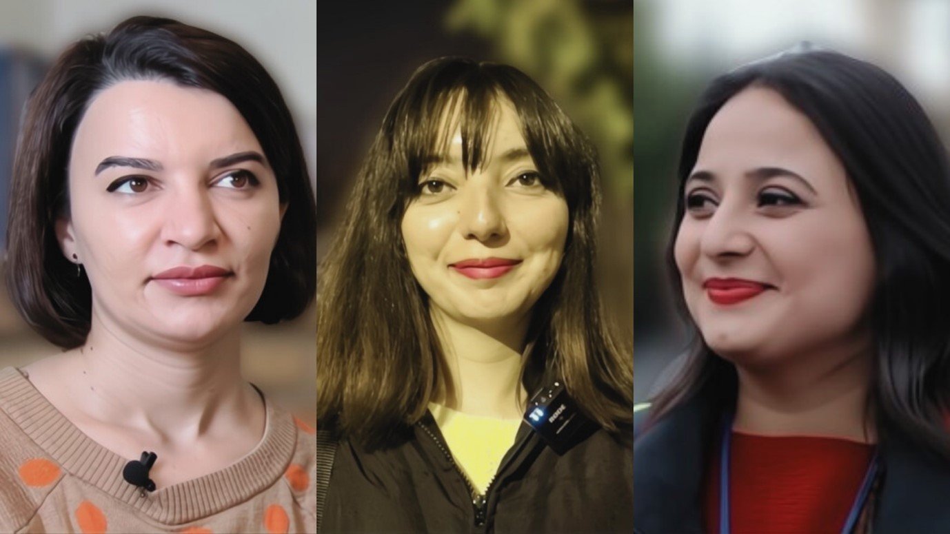Три журналистки, заключённые под стражу в Азербайджане за профессиональную деятельность