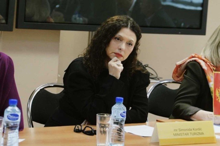 Министр туризма Черногории Симонида Кордич на встрече с представителями гостиничной индустрии