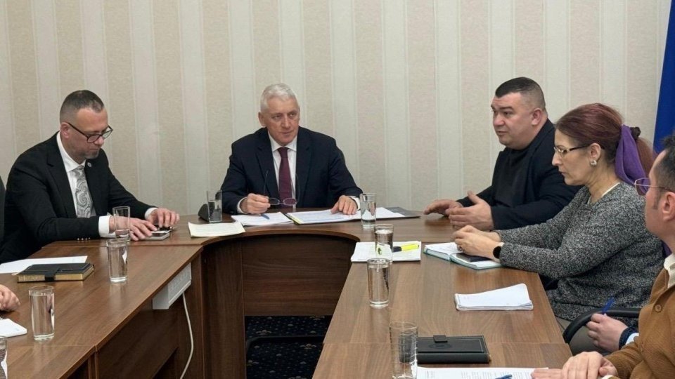 Руководство Постоянного избирательного органа на рабочем совещании с представителями профсоюза