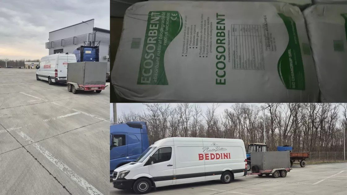 Доставка экосорбентов в Молдову: транспортные средства и упаковки абсорбирующего материала