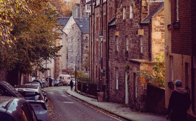 Улица в Шотландии — регионе Великобритании, откуда поступило вдвое больше заявок на голосование от болгарской диаспоры