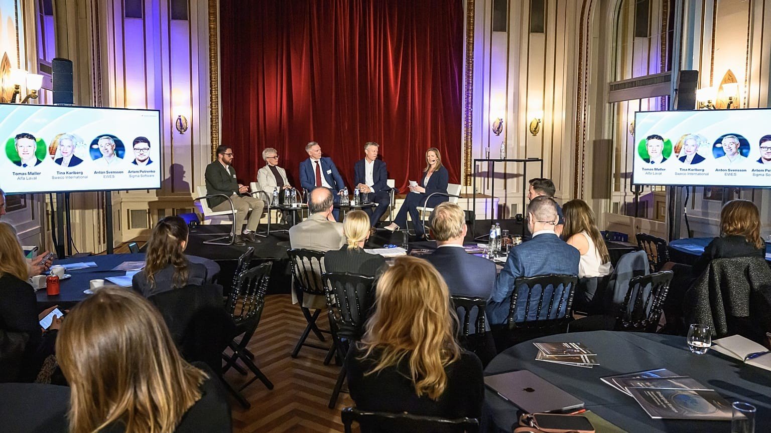 Панельная дискуссия на конференции о расширении ЕС и бизнесе, организованной Svenskt Näringsliv