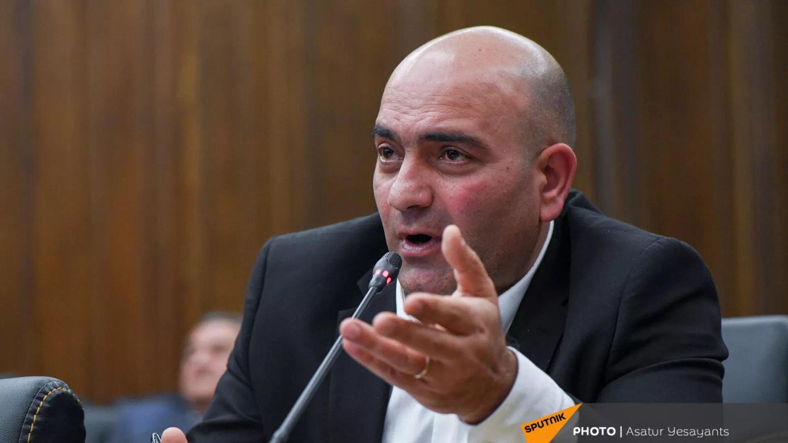 Выступление чиновника на заседании комитета Национального собрания Армении
