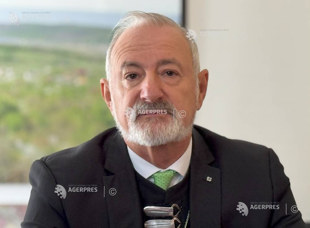 Представитель Румынской академии на рабочей встрече