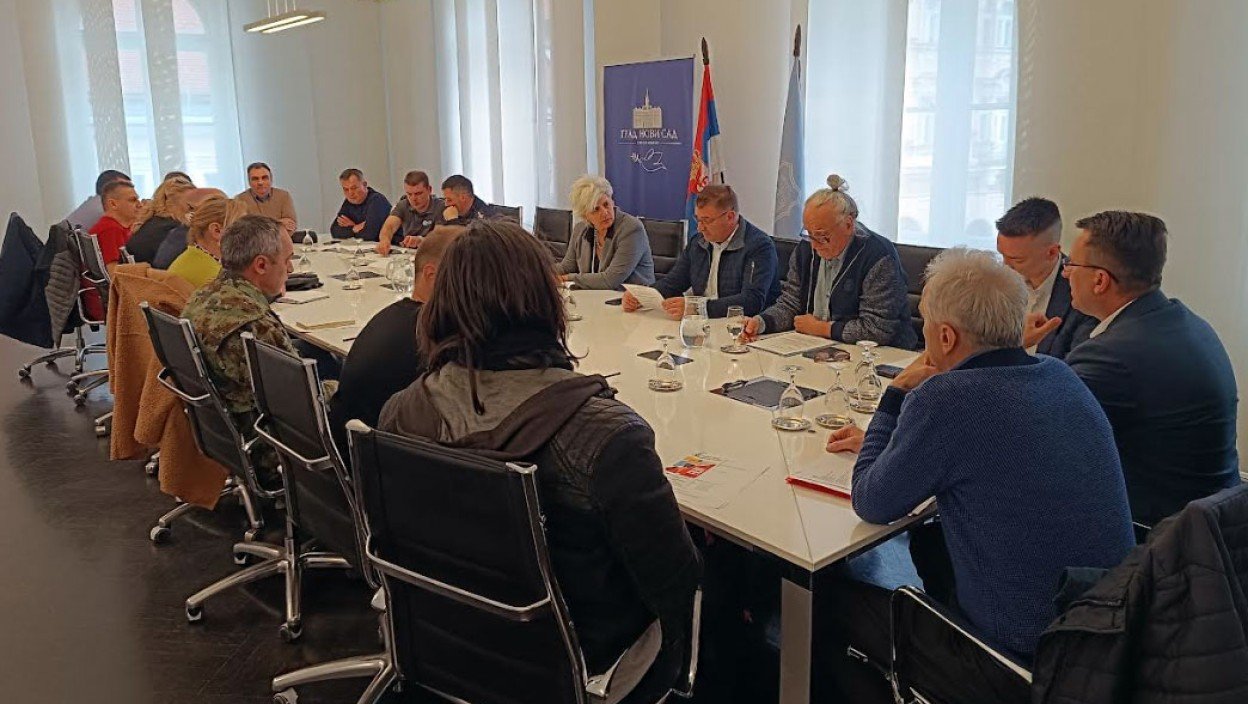 Организационное совещание по подготовке Новосадского полумарафона с участием представителей города и спортивных организаций