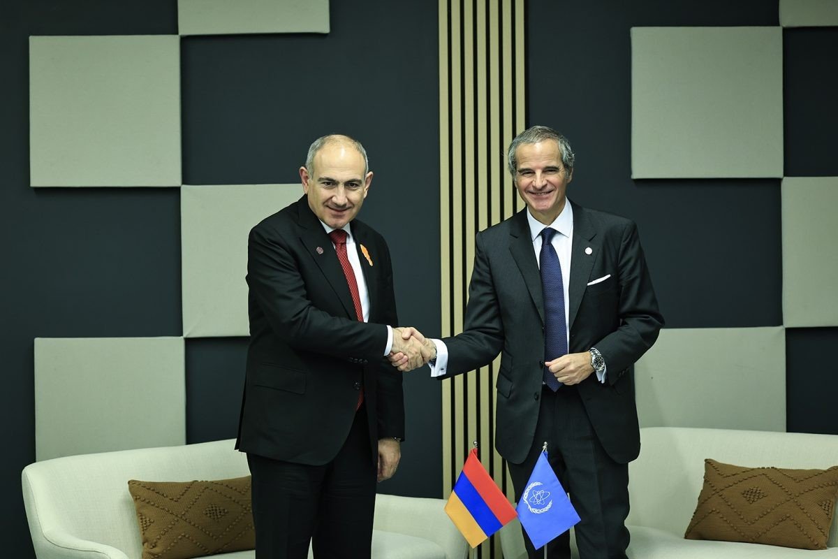 Встреча премьер-министра Армении с генеральным директором МАГАТЭ Рафаэлем Гросси