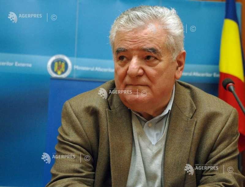 Ливиу Майор на пресс-конференции в Министерстве иностранных дел Румынии