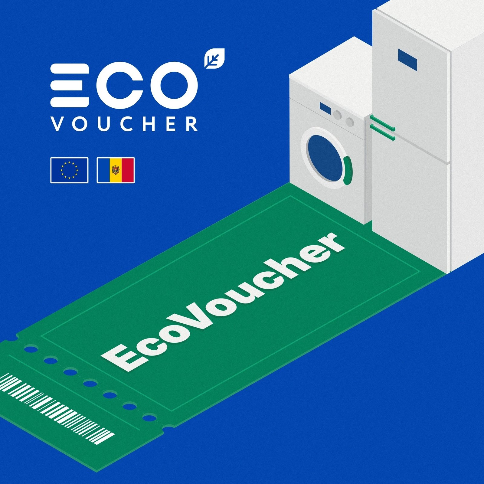 Программа EcoVoucher — инициатива Европейского союза по поддержке молдавских семей в приобретении энергоэффективной бытовой техники