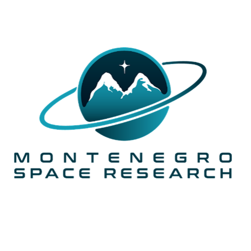 Официальный логотип компании Montenegro Space Research &mdash; донора телескопов Sky-Watcher для школ Колашина, Мойковаца и Биело-Поле